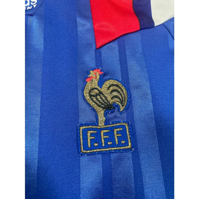 Maillot football vintage domicile Equipe de France saison 1992-1993 - Adidas - Equipe de France