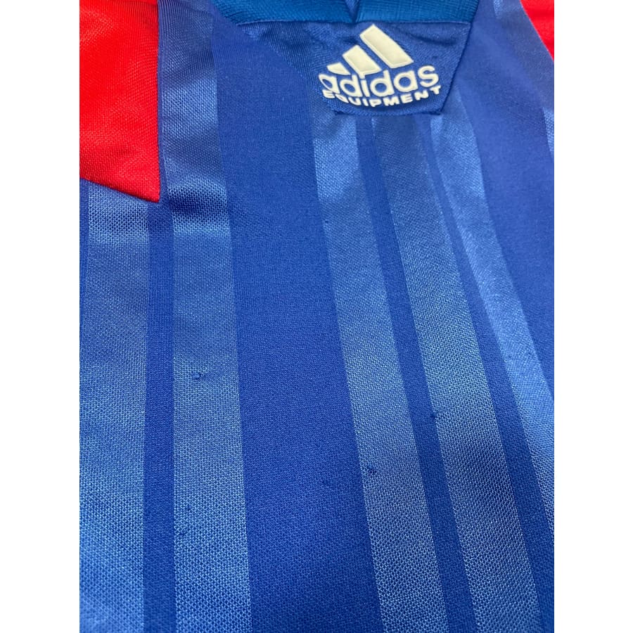 Maillot football vintage domicile Equipe de France saison 1992-1993 - Adidas - Equipe de France