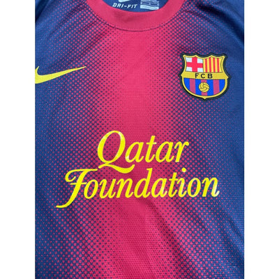 Maillot football vintage domicile FC Barcelone #10 Messi saison 2012-2013 - Nike