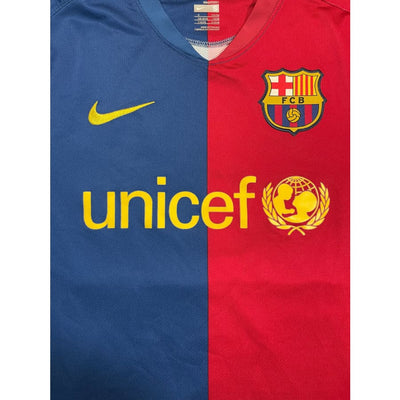 Maillot football vintage domicile FC Barcelone #20 Dani Alves saison 2008 - 2009 - Nike - Barcelone