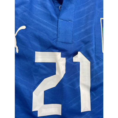 Maillot football vintage domicile Italie #21 Pirlo saison 2012-2013 - Puma - Italie