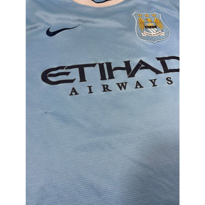 Maillot football vintage domicile Manchester City #42 Touré Yaya saison 2013-2014 - Nike - Manchester City