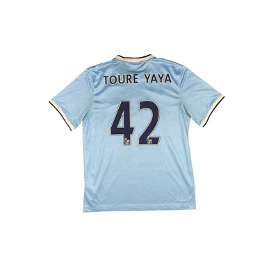 Maillot football vintage domicile Manchester City #42 Touré Yaya saison 2013-2014 - Nike - Manchester City