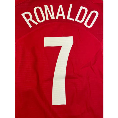 Maillot football vintage domicile Manchester United #7 Ronaldo saison 2005-2006 - Nike - Manchester United