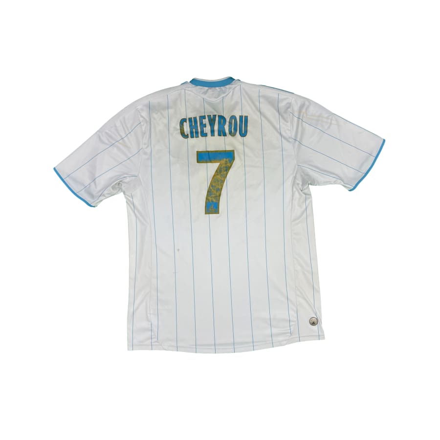 Maillot football vintage domicile Olympique de Marseille #7 Cheyrou saison 2009-2010 - Adidas - Olympique de Marseille
