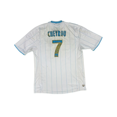 Maillot football vintage domicile Olympique de Marseille #7 Cheyrou saison 2009-2010 - Adidas - Olympique de Marseille