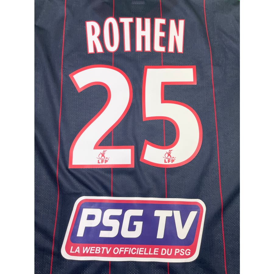 Maillot football vintage domicile Paris-Saint-Germain #25 Rothen saison 2009-2010 - Nike - Paris Saint-Germain