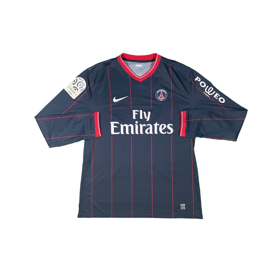 Maillot football vintage domicile Paris Saint-Germain #3 Sakho saison 2009-2010 - Nike - Paris Saint-Germain