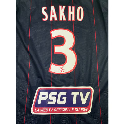 Maillot football vintage domicile Paris Saint-Germain #3 Sakho saison 2009-2010 - Nike - Paris Saint-Germain
