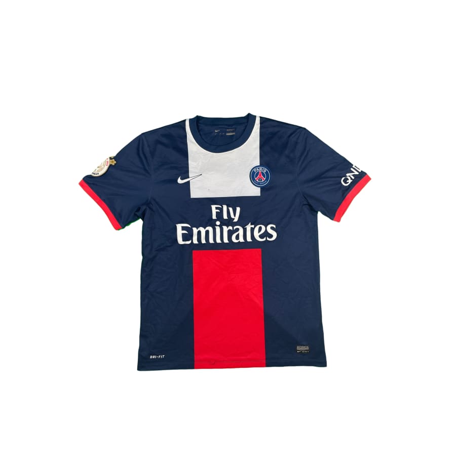 Maillot football vintage domicile Paris Saint Germain #7 J.Menez saison 2013-2014 - Nike - Paris Saint-Germain