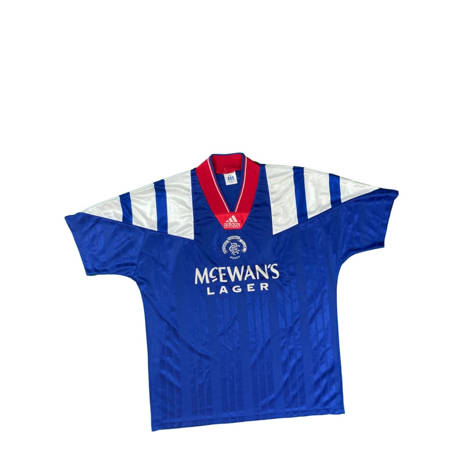 Maillot football vintage domicile Rangers Club saison 1993-1994 - Adidas