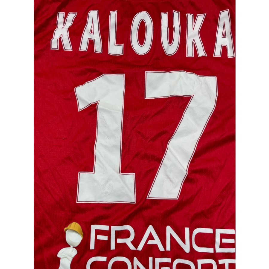 Maillot football vintage domicile RC Lens #17 Kalouka saison 2018-2019 - Macron - RC Lens