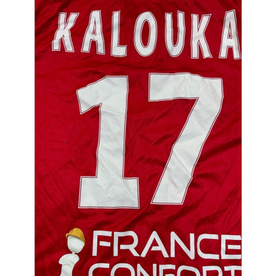 Maillot football vintage domicile RC Lens #17 Kalouka saison 2018-2019 - Macron - RC Lens