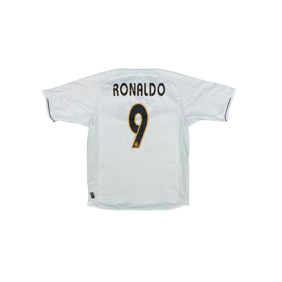 Maillot football vintage domicile Real Madrid #9 Ronaldo saison 2003-2004 - Adidas - Real Madrid