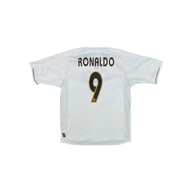 Maillot football vintage domicile Real Madrid #9 Ronaldo saison 2003-2004 - Adidas - Real Madrid