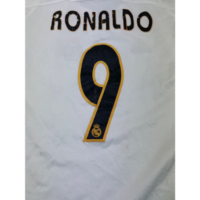 Maillot football vintage domicile Real Madrid #9 Ronaldo saison 2003-2004 - Adidas - Real Madrid