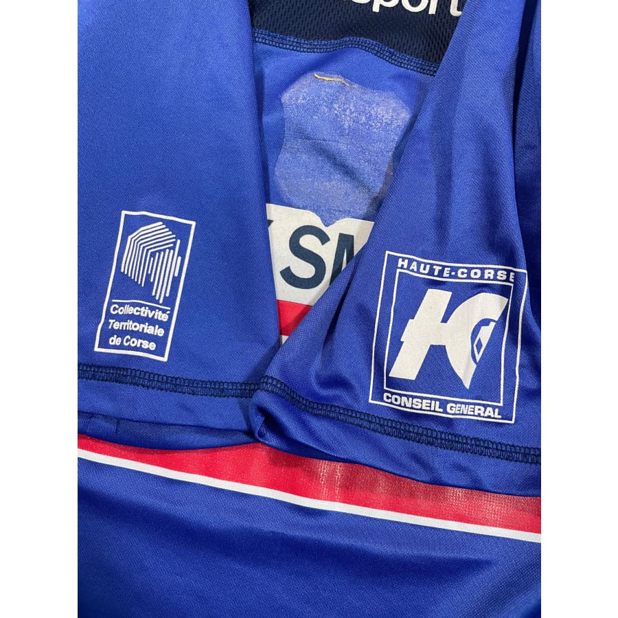 Maillot football vintage domicile SC Bastia saison 2002 - 2003 - Uhlsport - S.C. Bastia