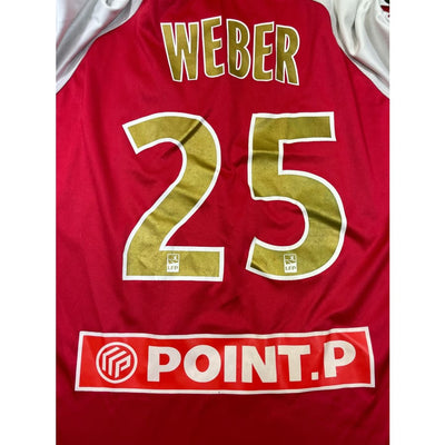Maillot football vintage domicile Stade de Reims #25 Weber saison 2009-2010 - Kappa - Stade de Reims