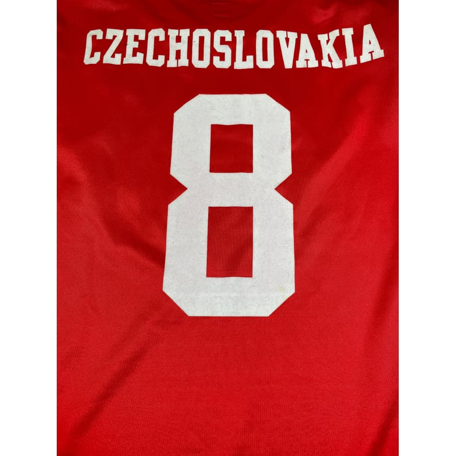 Maillot football vintage domicile Tchécoslovaquie #8 - Adidas - Tchécoslovaquie