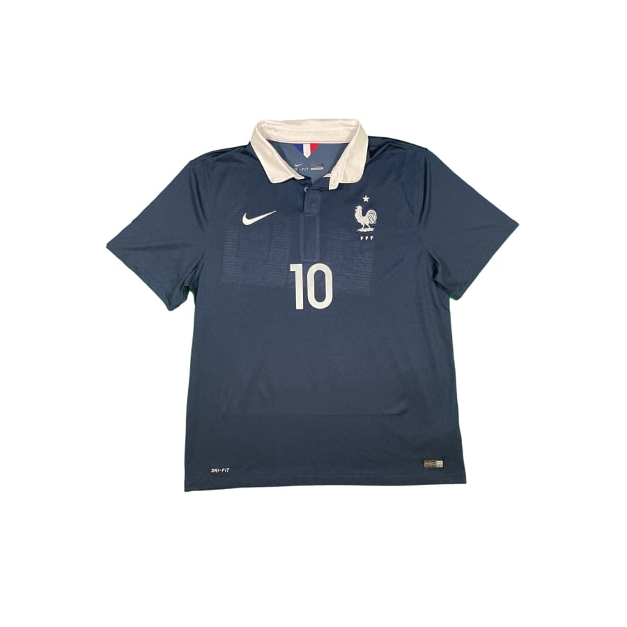 Maillot football vintage Equipe de France #10 Benzema saison 2014-2015 - Nike - Equipe de France