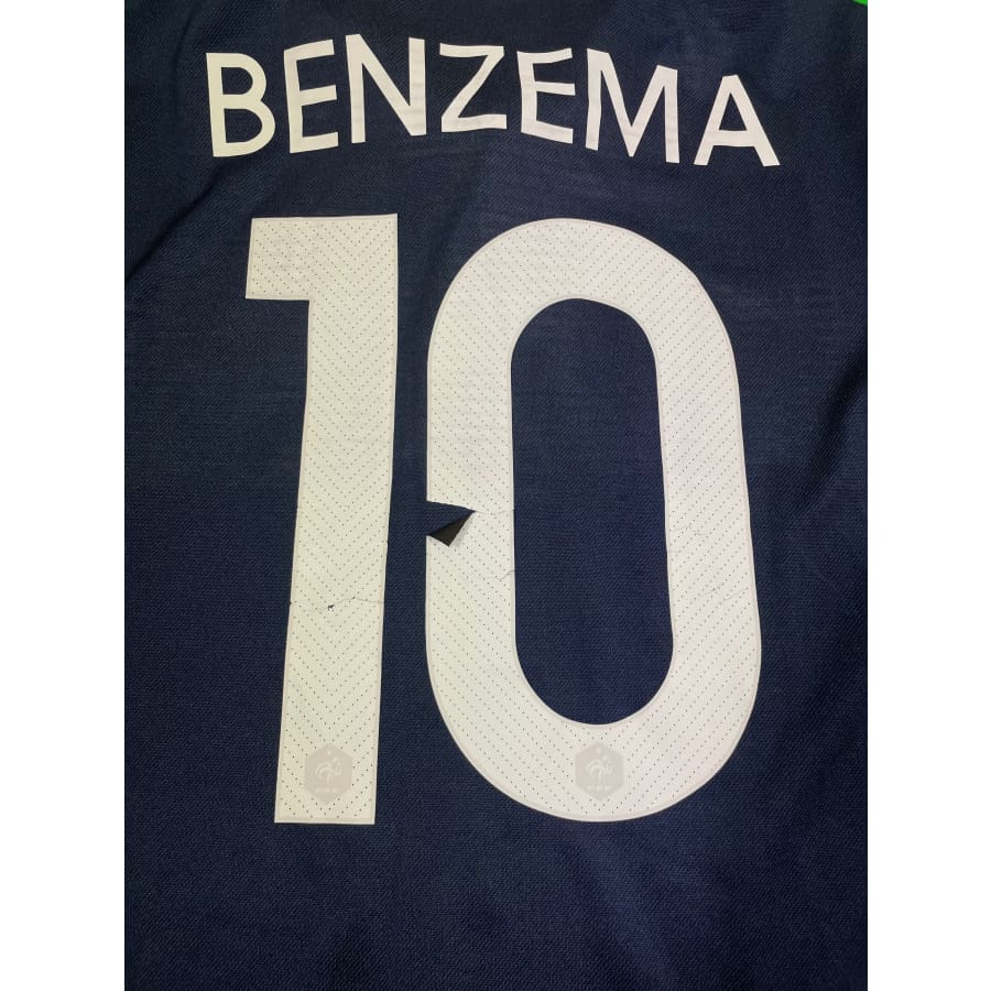 Maillot football vintage Equipe de France #10 Benzema saison 2014-2015 - Nike - Equipe de France