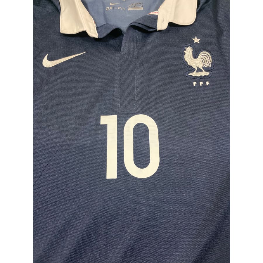 Maillot football vintage Equipe de France #10 Benzema saison 2014-2015 - Nike - Equipe de France