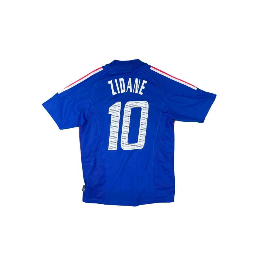 Maillot football vintage Equipe de France #10 Zidane domicile saison - Adidas - Equipe de France