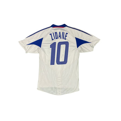 Maillot football vintage Equipe de France #10 Zidane extérieur saison - Adidas - Equipe de France