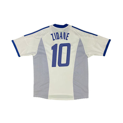 Maillot football vintage Equipe de France #10 Zidane extérieur saison - Adidas - Equipe de France