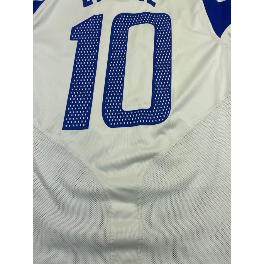 Maillot football vintage Equipe de France #10 Zidane extérieur saison - Adidas - Equipe de France