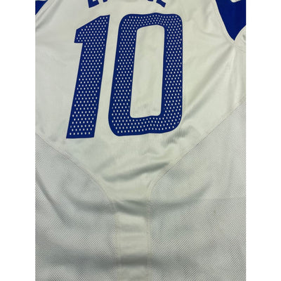 Maillot football vintage Equipe de France #10 Zidane extérieur saison - Adidas - Equipe de France