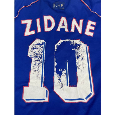 Maillot football vintage Equipe de France #10 Zidane saison 1998-1999 - Adidas - Equipe de France