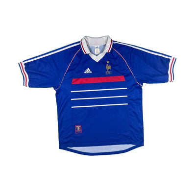 Maillot football vintage Equipe de France #10 Zidane saison 1998-1999 - Adidas - Equipe de France