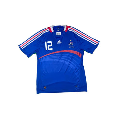 Maillot football vintage Equipe de France #12 Henry domicile saison 2008-2009 - Adidas - Equipe de France