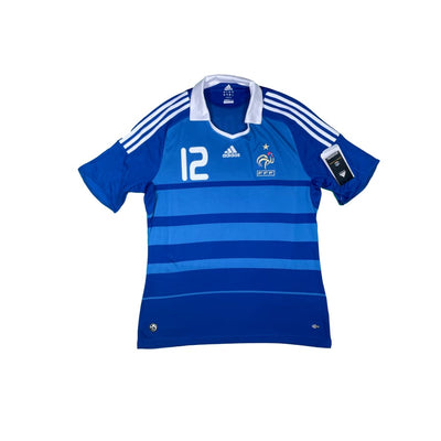 Maillot football vintage Equipe de France #12 Henry domicile saison 2009-2010 - Adidas - Equipe de France