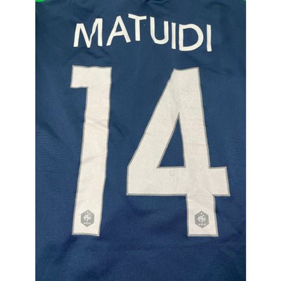 Maillot football vintage Equipe de France #14 Matuidi domicile saison 2014-2015 - Nike - Equipe de France