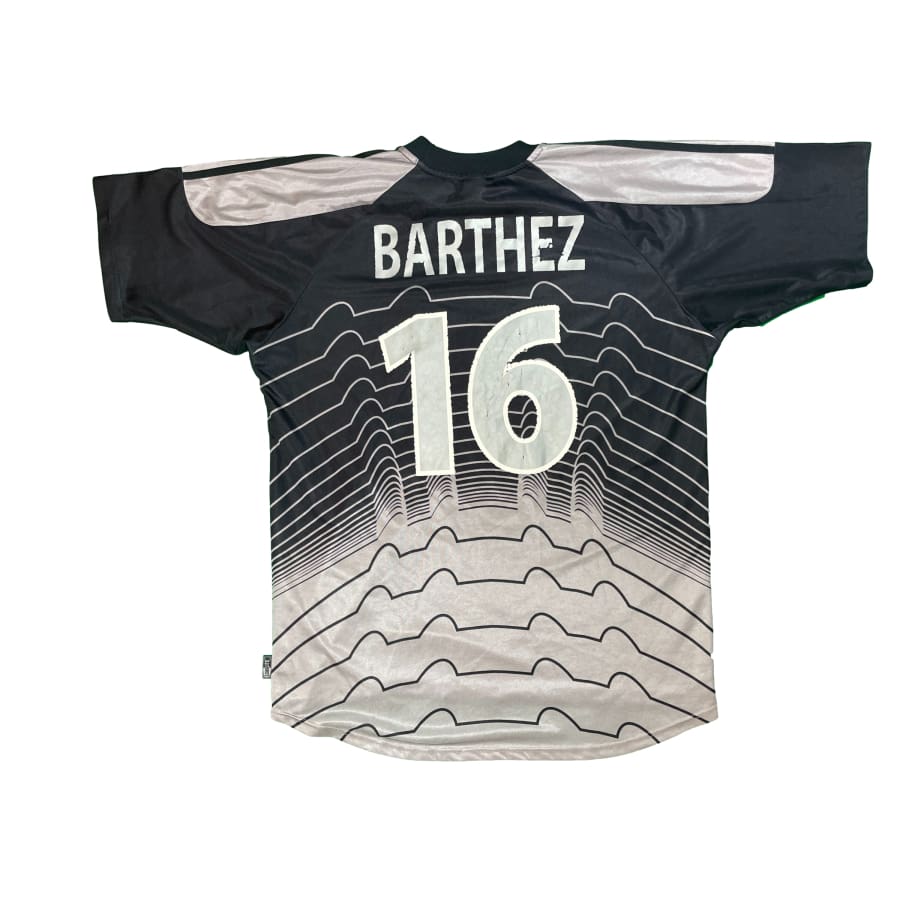 Maillot football vintage Equipe de France #16 Barthez saison 1999-2000 - Adidas - Equipe de France