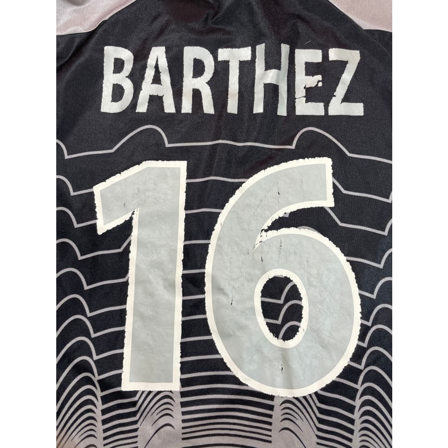 Maillot football vintage Equipe de France gardien #16 Barthez saison 2000-2001