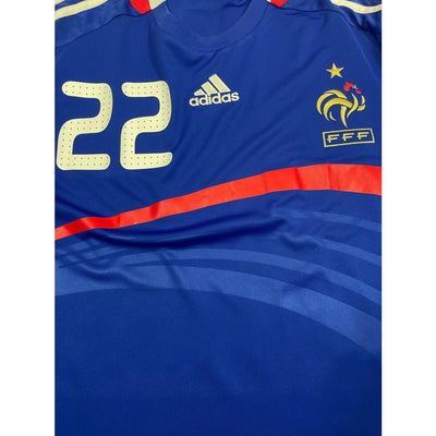 Maillot football vintage Equipe de France #22 Ribery domicile saison 2008-2009 - Adidas - Equipe de France