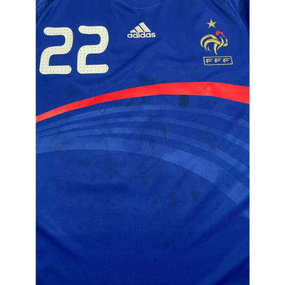 Maillot football vintage Equipe de France #22 Ribery domicile saison 2008-2009 - Adidas - Equipe de France