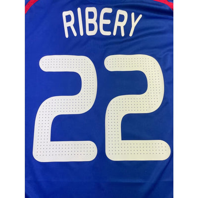 Maillot football vintage Equipe de France #22 Ribery domicile saison 2008-2009 - Adidas - Equipe de France