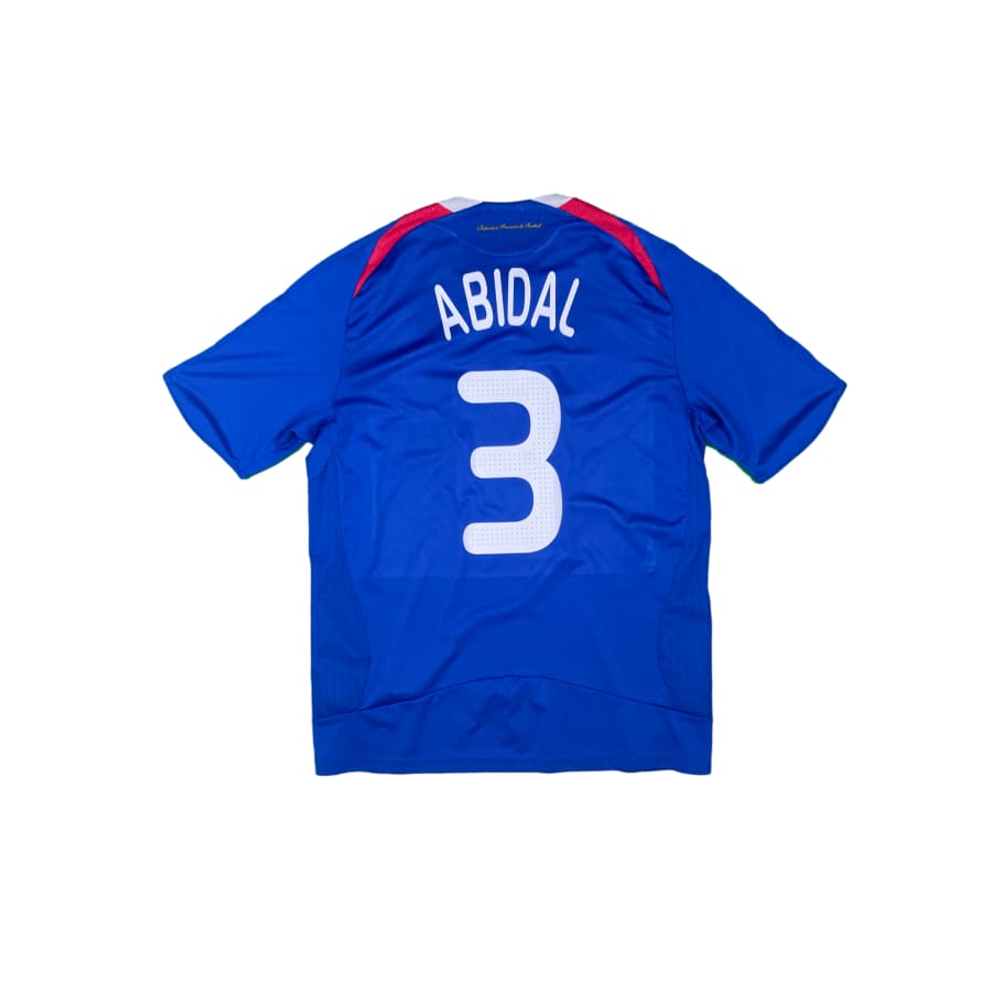 Maillot football vintage Equipe de France #3 Abidal domicile 2008-2009 - Adidas - Equipe de France