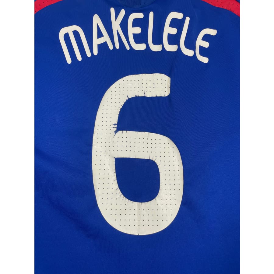 Maillot football vintage Equipe de France #6 Makelele domicile saison - Adidas - Equipe de France
