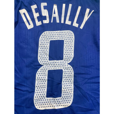 Maillot football vintage Equipe de France #8 Desailly domicile saison 2004-2005 - Adidas - Equipe de France