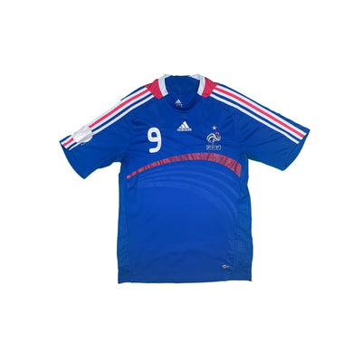 Maillot football vintage Equipe de France #9 Benzema domicile saison - Adidas - Equipe de France
