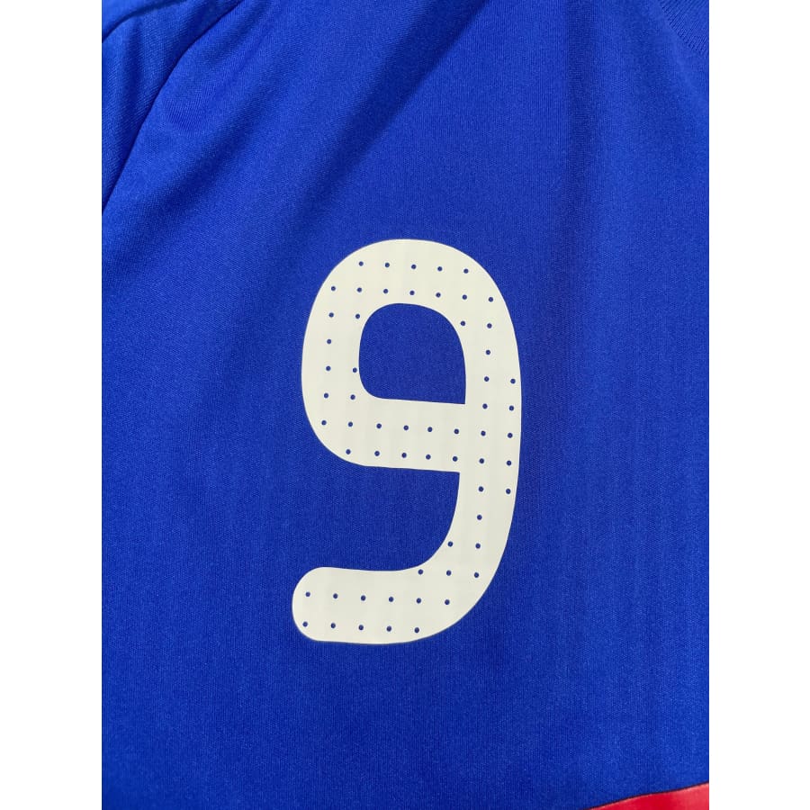 Maillot football vintage Equipe de France #9 Benzema saison 2008-2009 - Adidas - Equipe de France