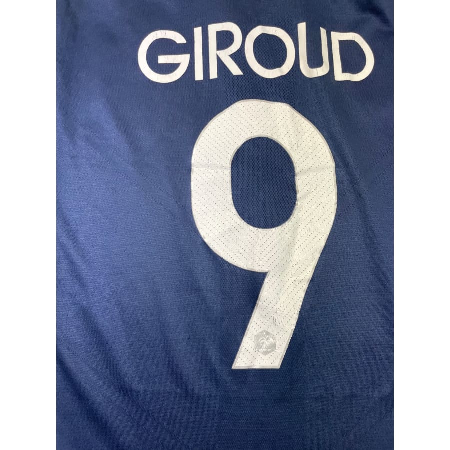 Maillot football vintage Equipe de France #9 Giroud saison 2014-2015 - Nike - Equipe de France