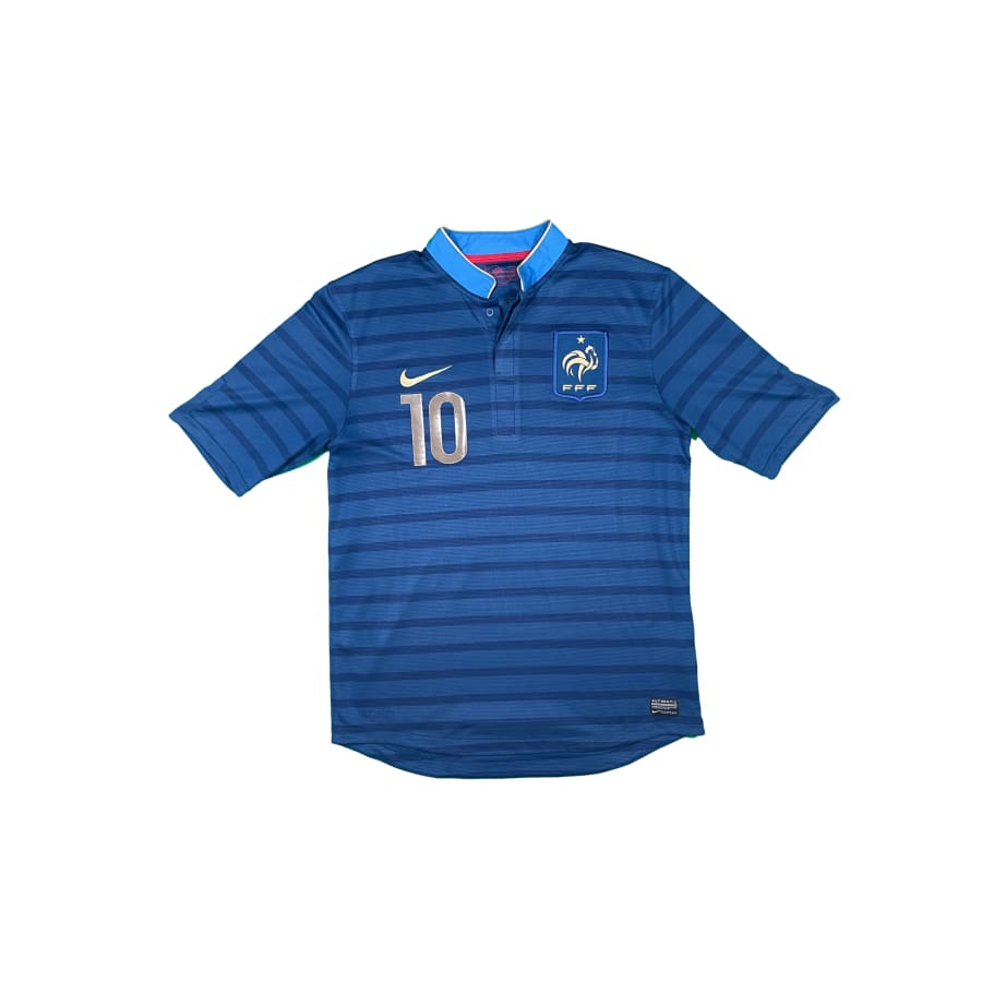 Maillot football vintage Equipe de France domicile #10 Benzema saison 2014-2015 - Nike - Equipe de France