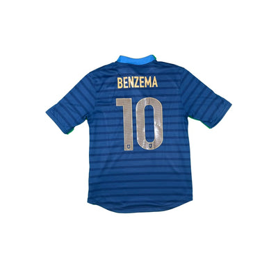 Maillot football vintage Equipe de France domicile #10 Benzema saison 2014-2015 - Nike - Equipe de France