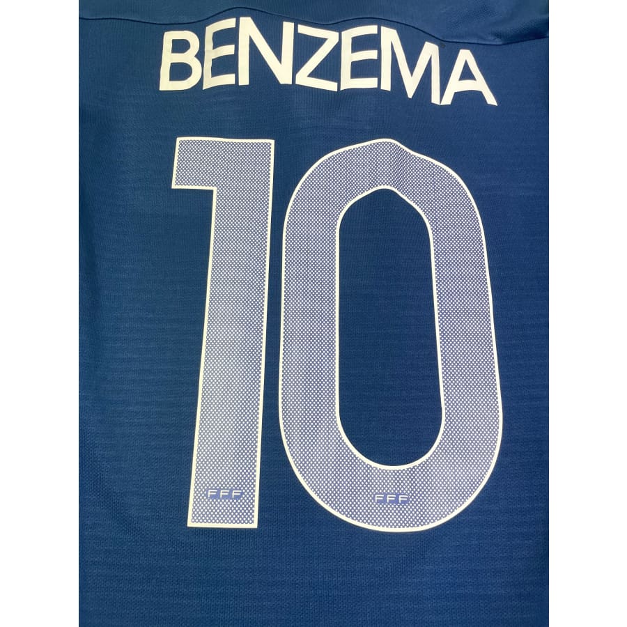 Maillot football vintage Equipe de France domicile #10 Benzema saison - Nike - Equipe de France